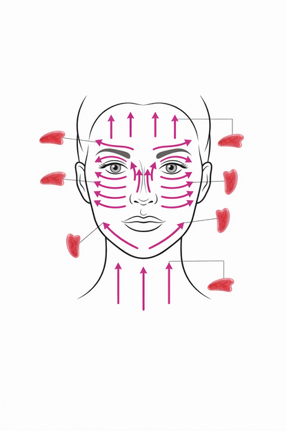 Rose Quartz Facial Gua Sha Tool